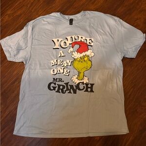 Mr. Grinch Light Blue Graphic Tee